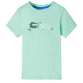 Vidaxl kindershirt met korte mouwen 116 lichtgroen
