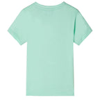 Vidaxl kindershirt met korte mouwen 116 lichtgroen