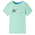Vidaxl kindershirt met korte mouwen 140 lichtgroen