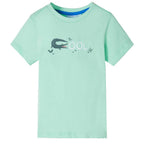Vidaxl kindershirt met korte mouwen 140 lichtgroen