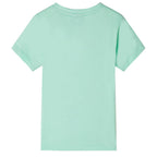 Vidaxl kindershirt met korte mouwen 140 lichtgroen