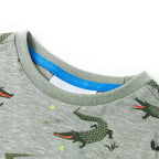 Vidaxl kindershirt 104 gemêleerd lichtkaki