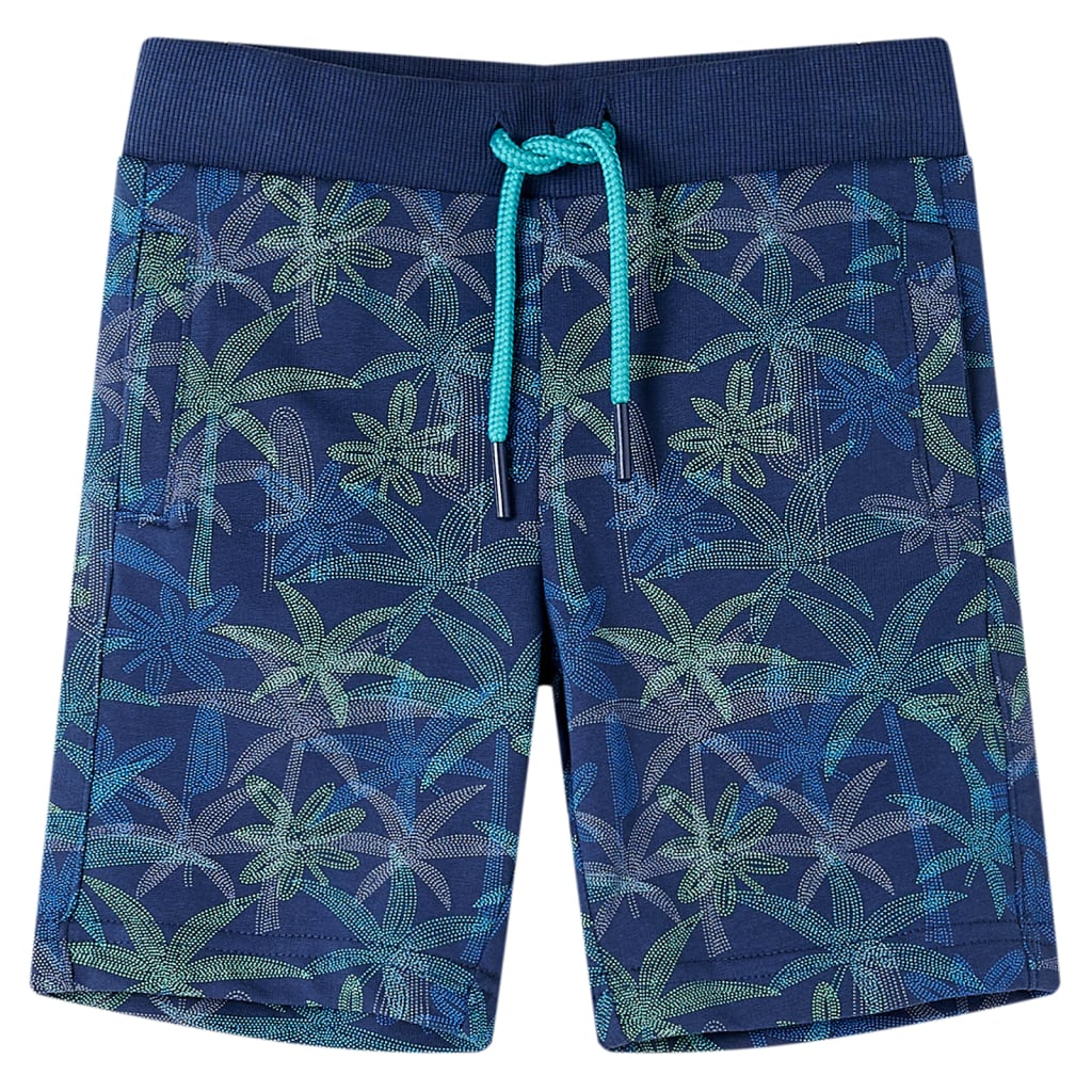 Vidaxl kindershorts met trekkoord 104 marineblauw
