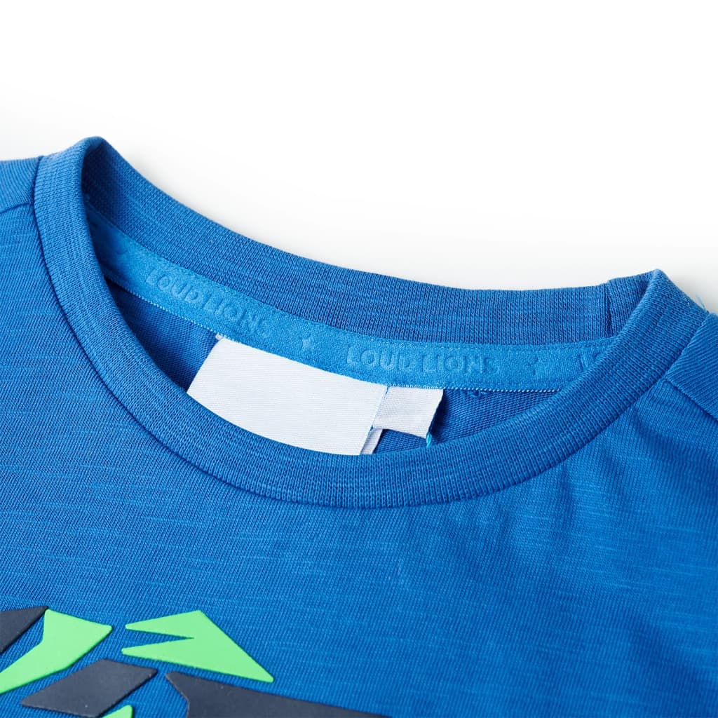 Vidaxl kindershirt 128 blauw