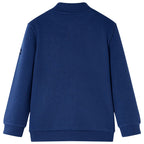 Vidaxl kindervest met rits 92 marineblauw