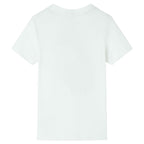 VidaXL Kindershirt met korte mouwen 116 ecru
