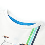 Vidaxl kindershirt met korte mouwen 140 ecru