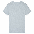VidaXL Kindershirt met korte mouwen 128 grijs