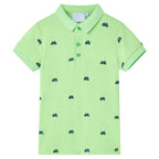 Vidaxl kinderpoloshirt 92 neongroen