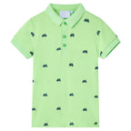 Vidaxl kinderpoloshirt 104 neongroen