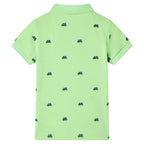 Vidaxl kinderpoloshirt 104 neongroen
