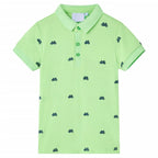 Vidaxl kinderpoloshirt 116 neongroen
