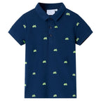 Vidaxl kinderpoloshirt 104 marineblauw