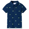 Vidaxl kinderpoloshirt 128 marineblauw