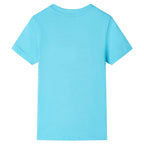 Vidaxl kindershirt met korte mouwen 128 zeeblauw