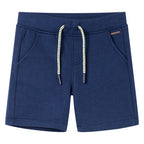 VidaXL Kindershorts met trekkoord 92 donkerblauw
