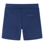 VidaXL Kindershorts met trekkoord 92 donkerblauw