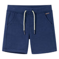 Vidaxl kindershorts met trekkoord 104 donkerblauw