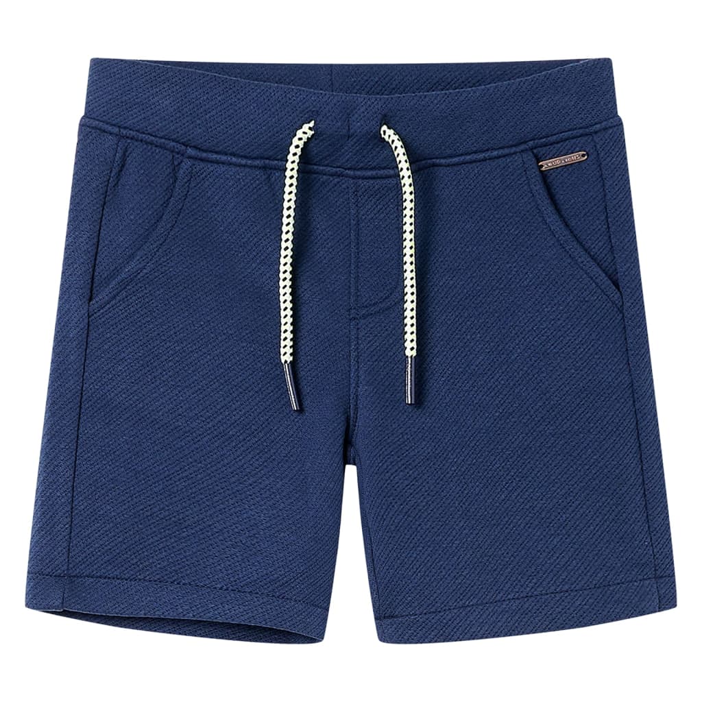 Vidaxl kindershorts met trekkoord 104 donkerblauw