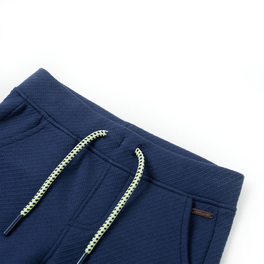 Vidaxl kindershorts met trekkoord 104 donkerblauw