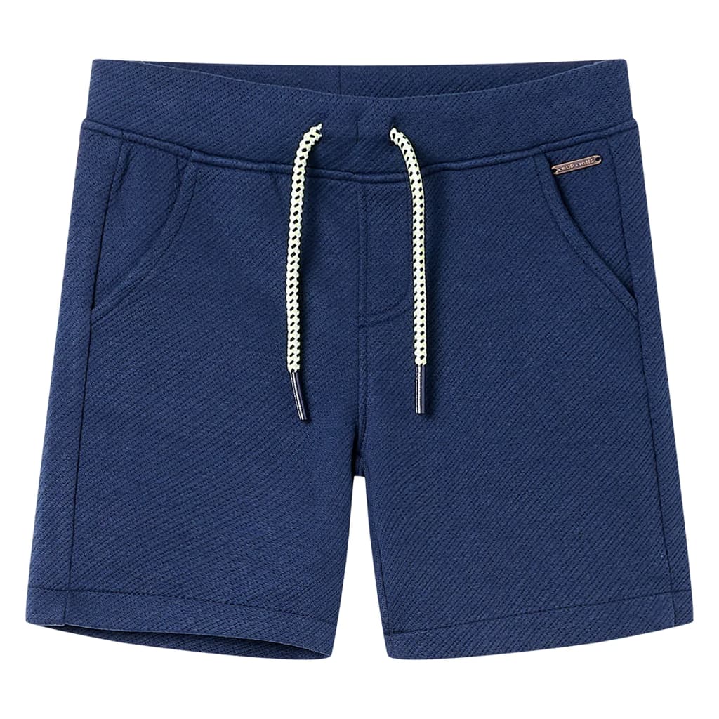 Vidaxl kindershorts met trekkoord 116 donkerblauw