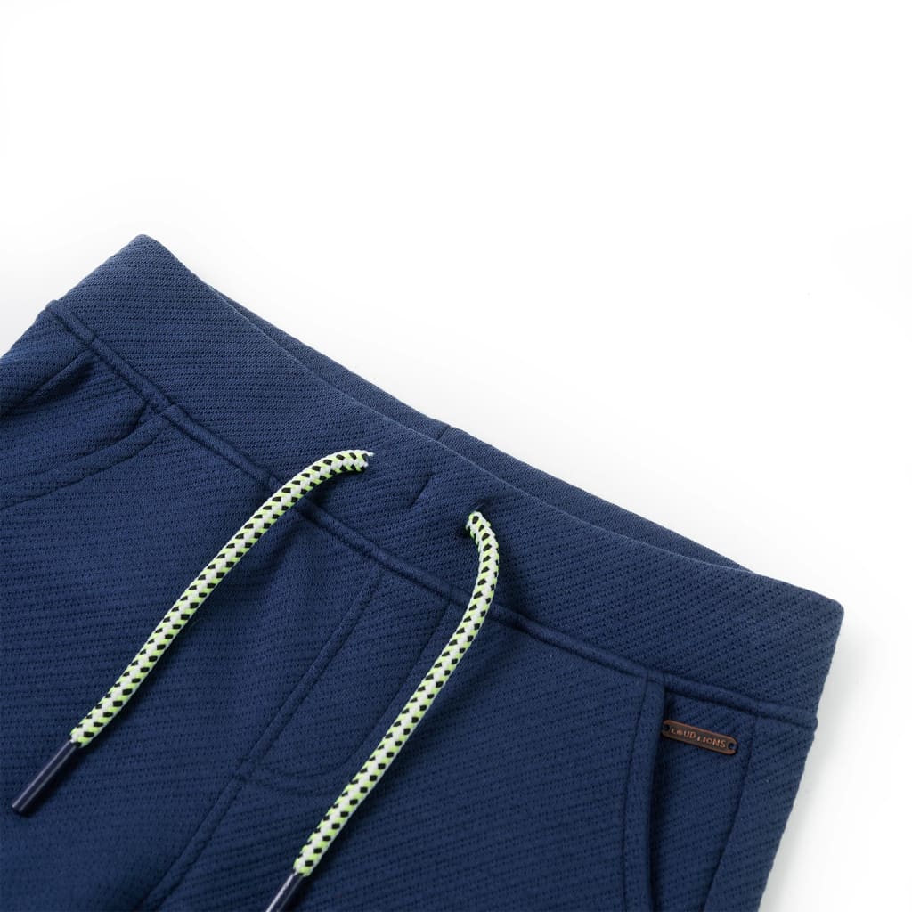 Vidaxl kindershorts met trekkoord 116 donkerblauw