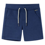 Vidaxl kindershorts met trekkoord 140 donkerblauw