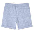 Vidaxl kindershorts met trekkoord 116 gemêleerd blauw