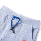 Vidaxl kindershorts met trekkoord 116 gemêleerd blauw