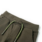 Vidaxl kindershorts met trekkoord 128 donkerkaki