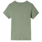 Vidaxl kindershirt met korte mouwen 140 lichtkakikleurig