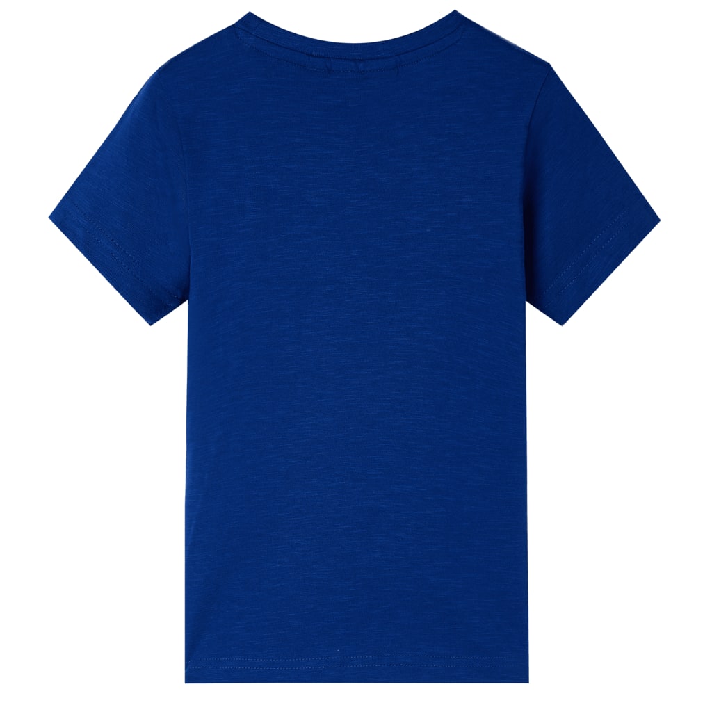 Vidaxl kindershirt met korte mouwen 116 donkerblauw