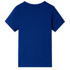 Vidaxl kindershirt met korte mouwen 116 donkerblauw