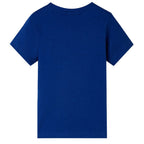 Vidaxl kindershirt met korte mouwen 140 donkerblauw