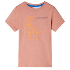 VidaXL Kindershirt met korte mouwen 92 lichtoranje