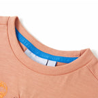 Vidaxl kindershirt met korte mouwen 128 lichtoranje