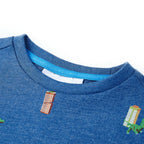 Vidaxl kindershirt 104 gemêleerd donkerblauw