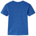 Vidaxl kindershirt 116 gemêleerd donkerblauw