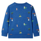 Vidaxl kindertrui 104 gemêleerd donkerblauw