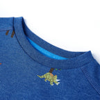 Vidaxl kindertrui 104 gemêleerd donkerblauw