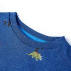 Vidaxl kindertrui 128 gemêleerd donkerblauw