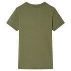 Vidaxl kindershirt 104 kakikleurig