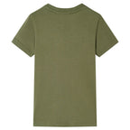Vidaxl kindershirt 116 kakikleurig