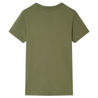Vidaxl kindershirt 140 kakikleurig