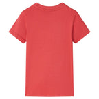 Vidaxl kindershirt 128 rood