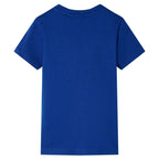 Vidaxl kindershirt 140 donkerblauw