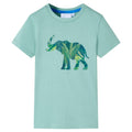 Vidaxl kindershirt 104 lichtkakikleurig