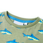 Vidaxl kindershirt 104 lichtkakikleurig