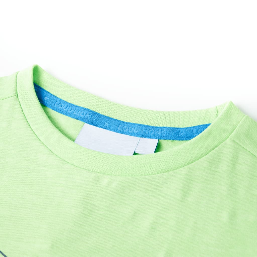 VidaXL Kindershirt 92 neongroen