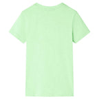 VidaXL Kindershirt 116 neongroen